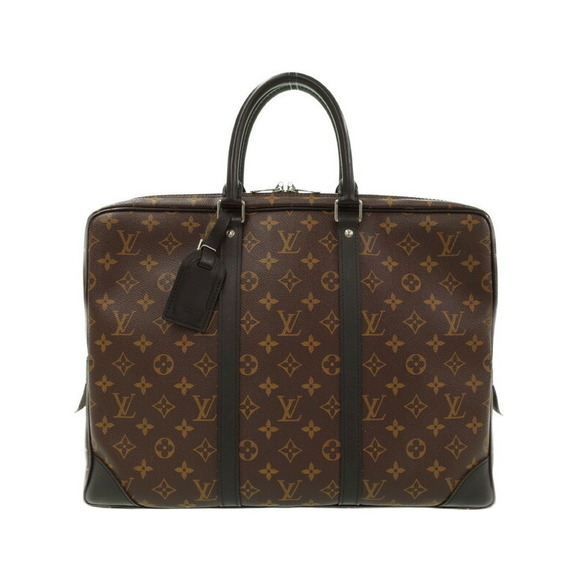Louis Vuitton Porte Document Voyage PDV Macassar Bag Business - Picture 1 of 8